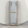 Zoozie Bags Bolso Cruzado de Piel con Monedero y Tarjetero Azul